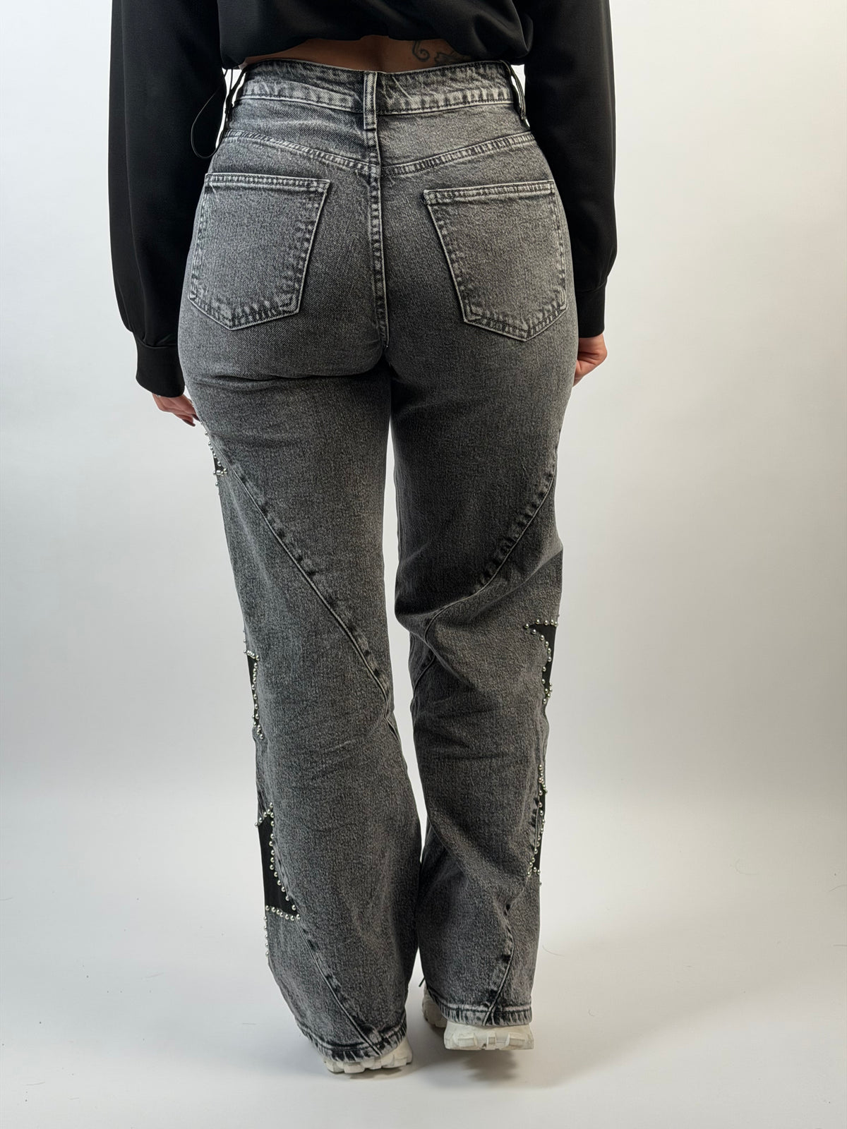 Jeans V 750 Ster Straight Grijs
