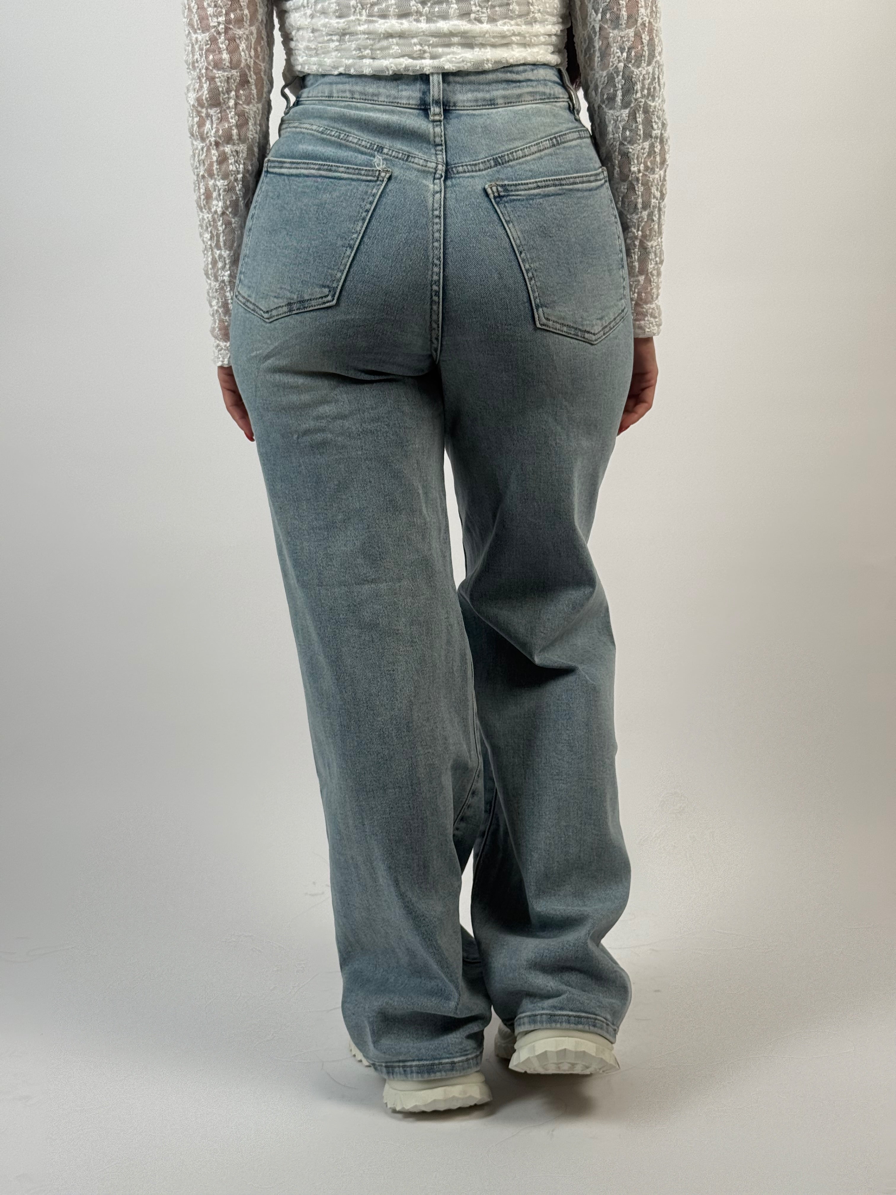Jeans L 3370-5 Wide Blauw