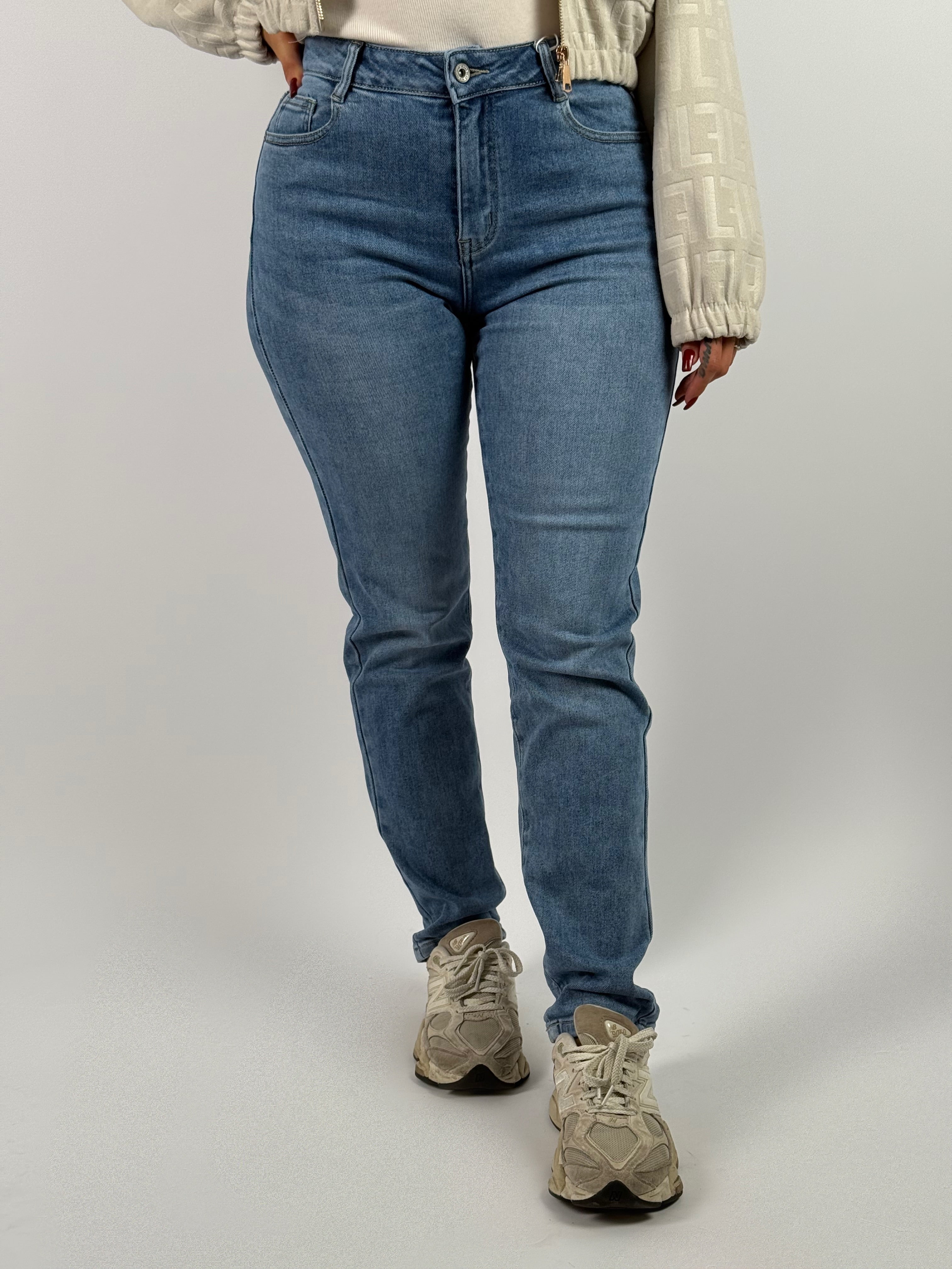 Jeans H 6750-3 Mom Blauw