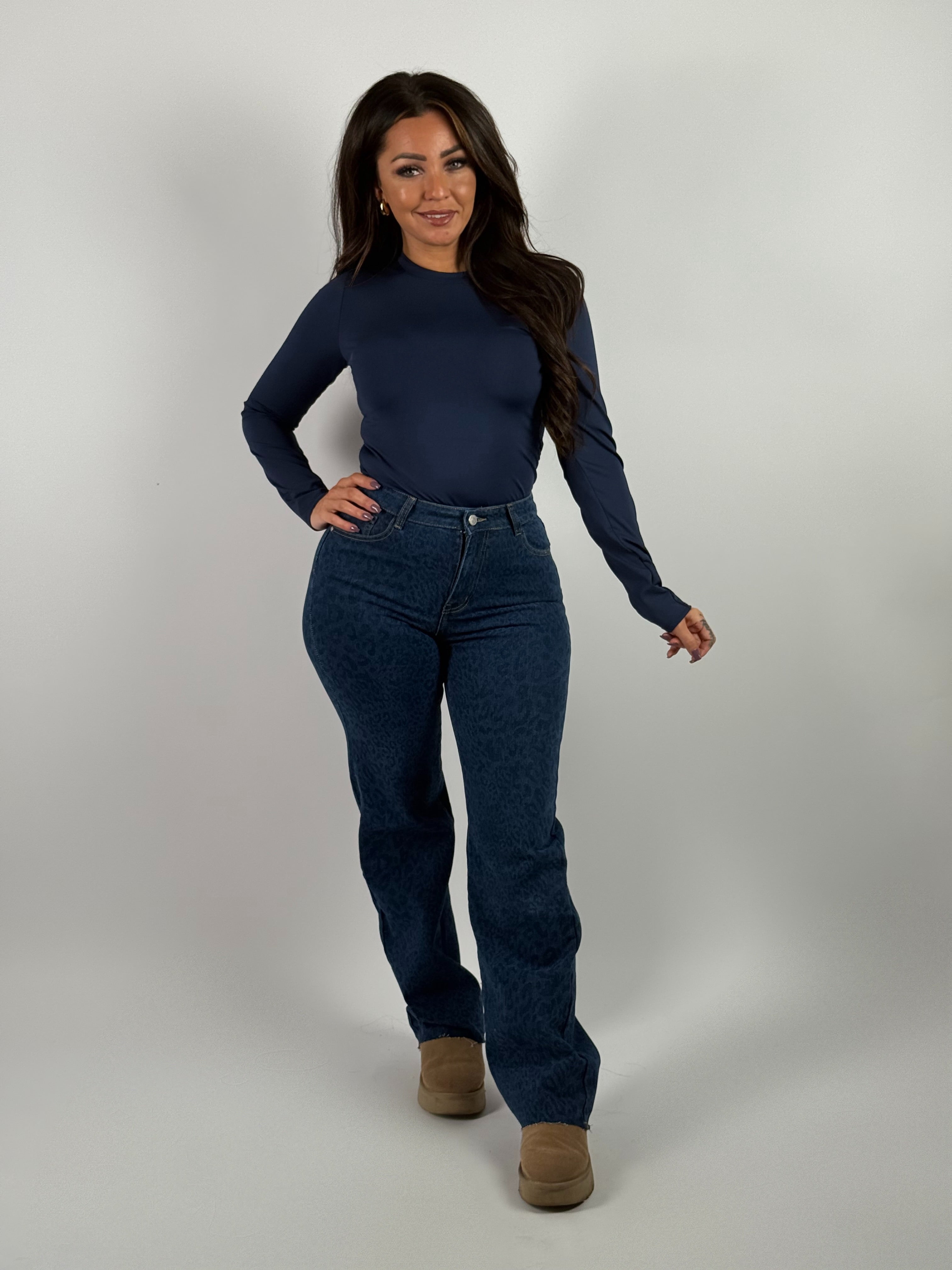 Top Yena Basic 682 Blauw