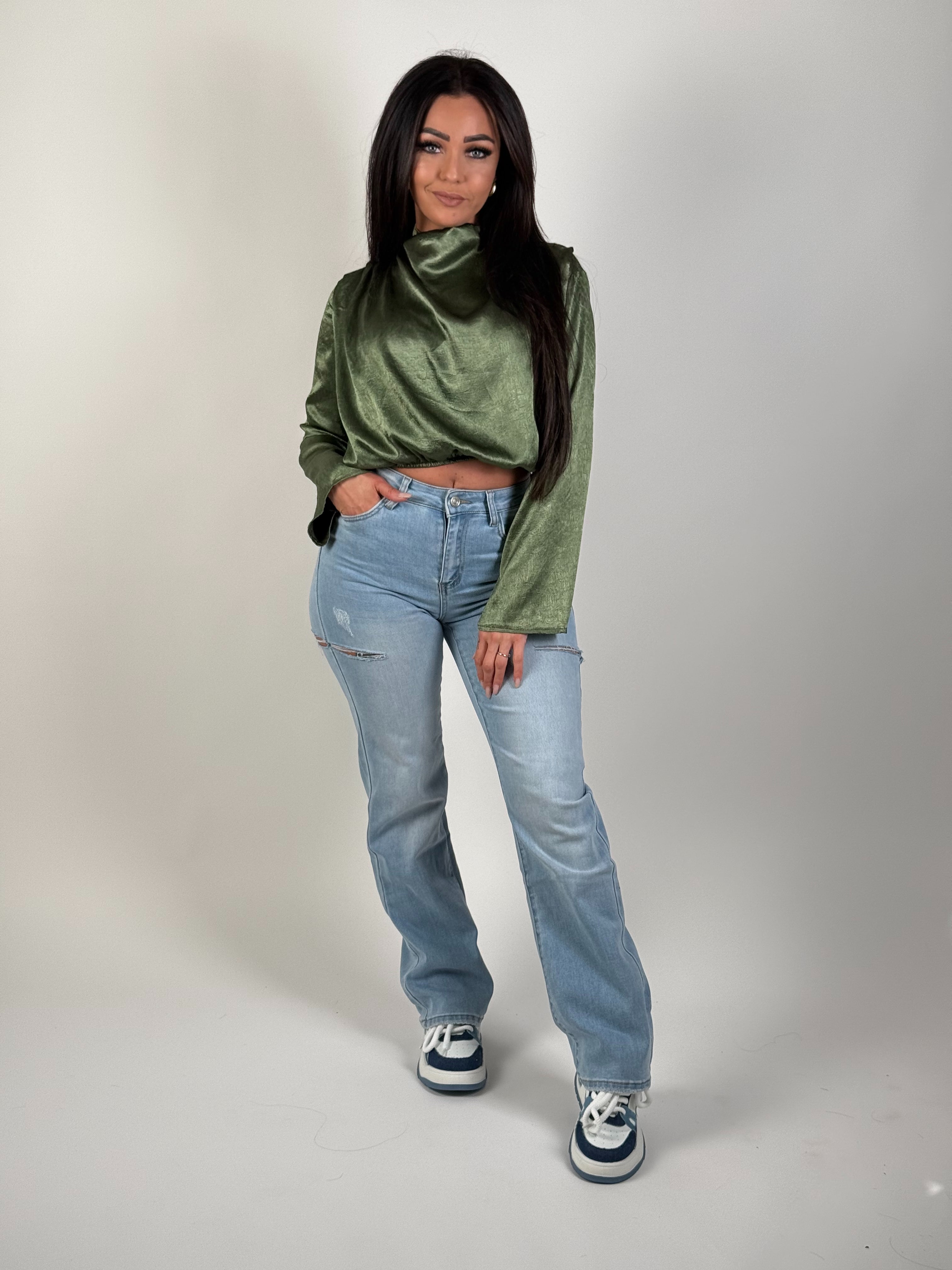 Top Satin 588 Groen