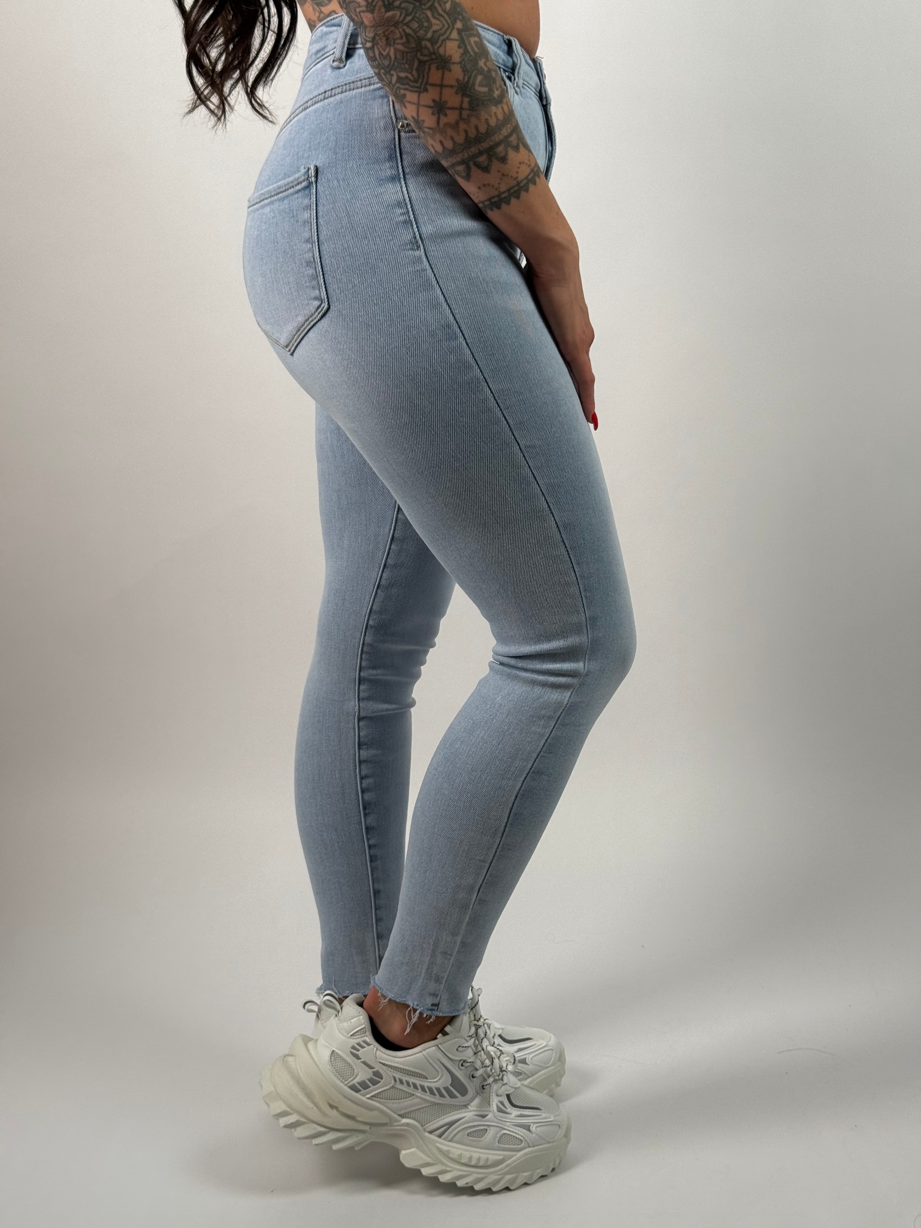 Jeans L 386-6 Skinny Blauw