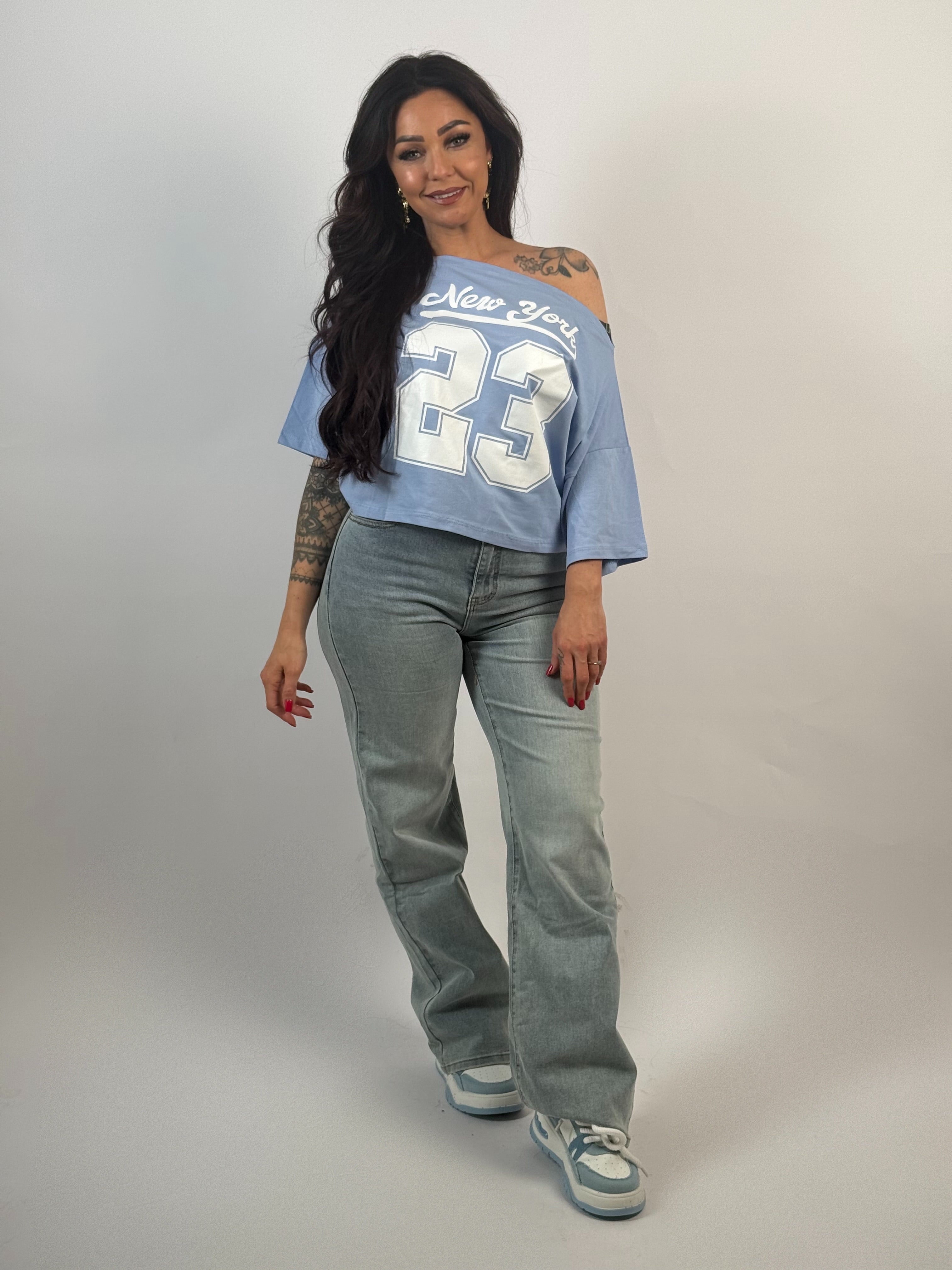 Shirt NY Off Sh. Blauw