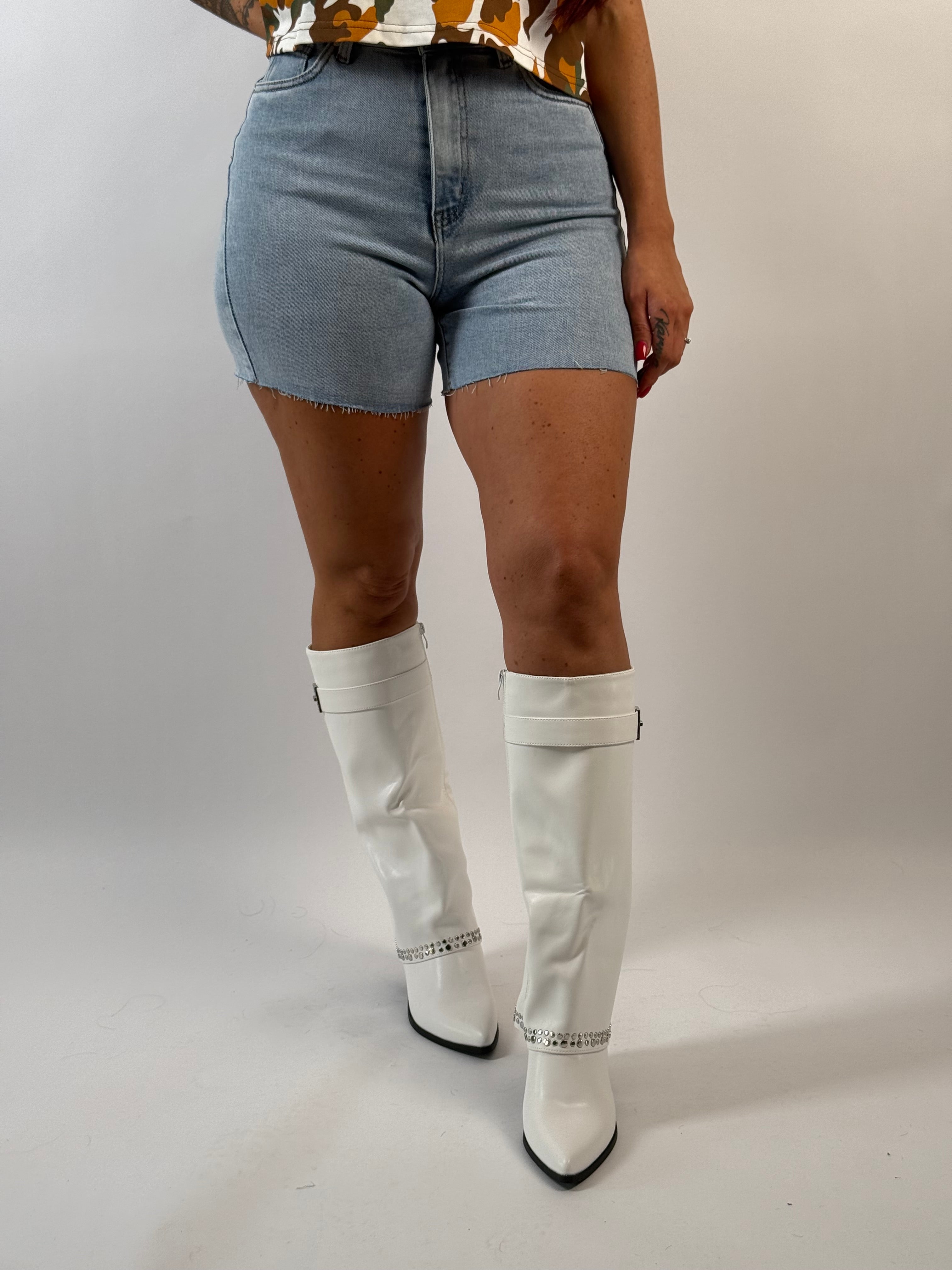 Jeans Short Y 2485 Blauw