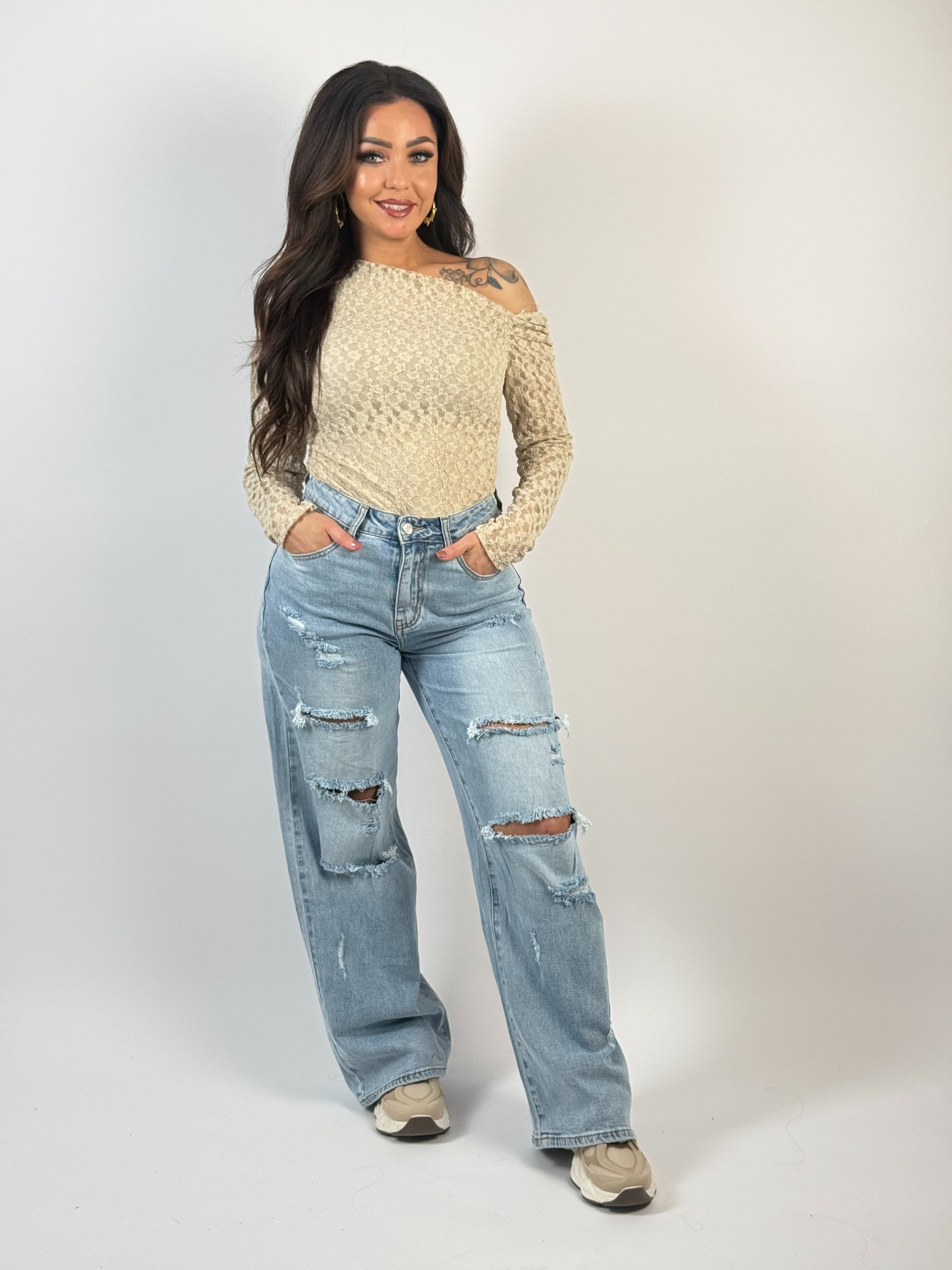 Top Kant Off Sh. Beige