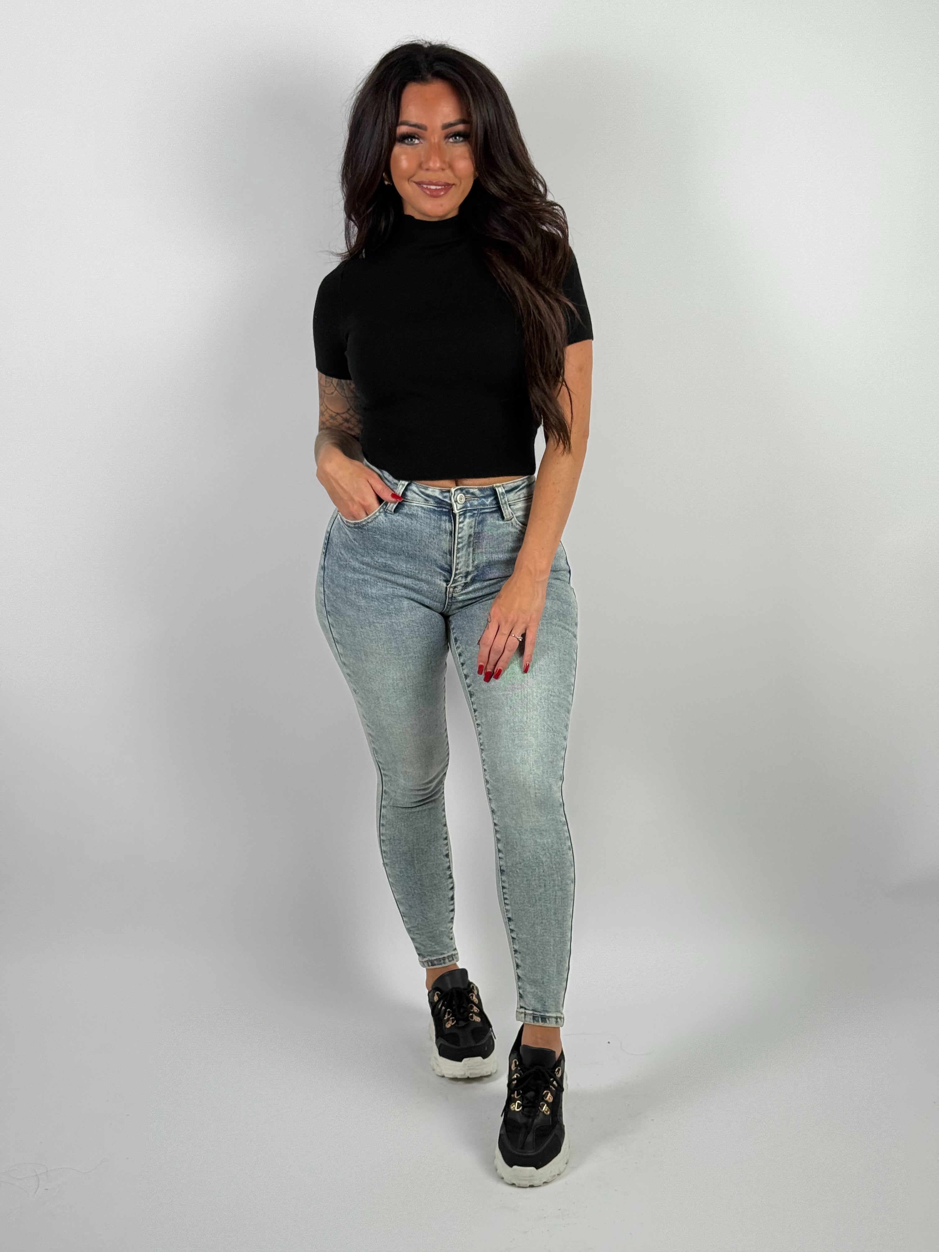 Jeans L 5377-2 Skinny Blauw
