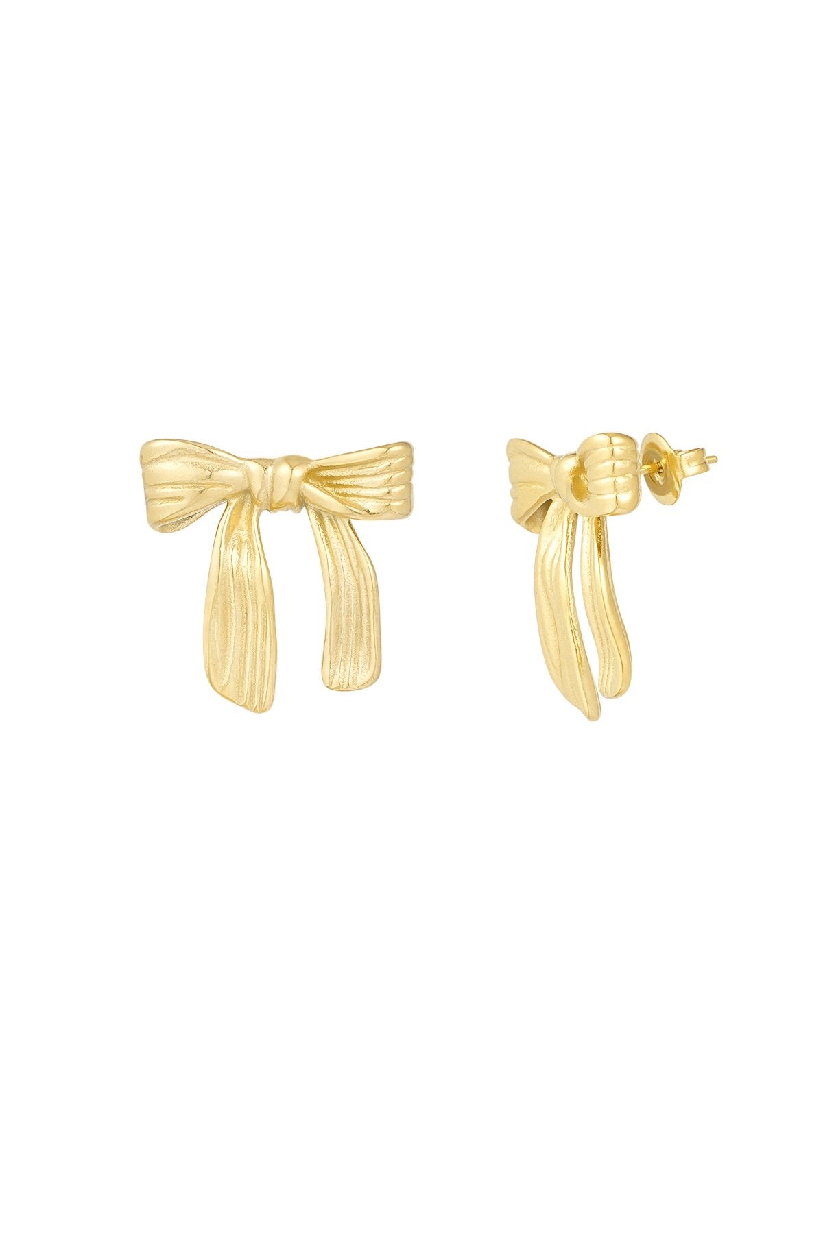 Oorbel 16716 Strik Goud