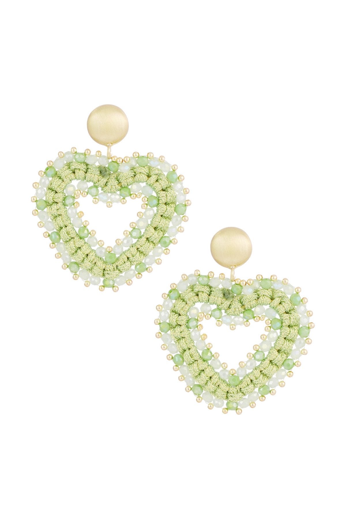 Oorbel 16386 Groen