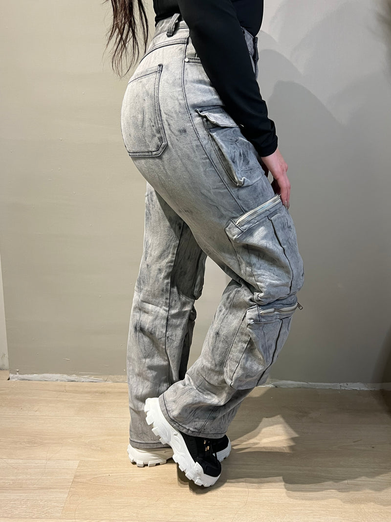 Jeans Cargo Pocket 2210 Grey