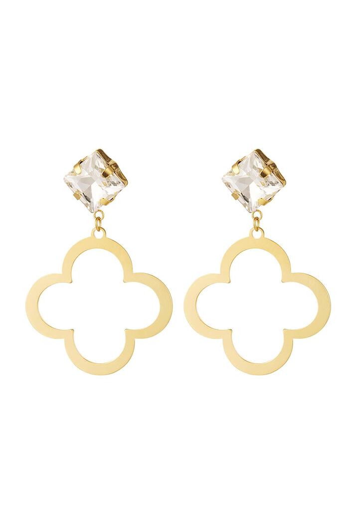 Earrings Klaver 118 Gold