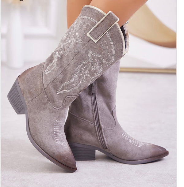 Cowboy Boots Grey