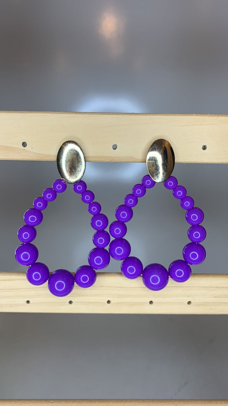 Earring 4060 Purple
